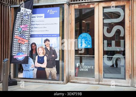 Student Union Centre, Saw Swee Hock Building, London School of Economics and Political Science (LSE) University, Londres, Angleterre. Banque D'Images
