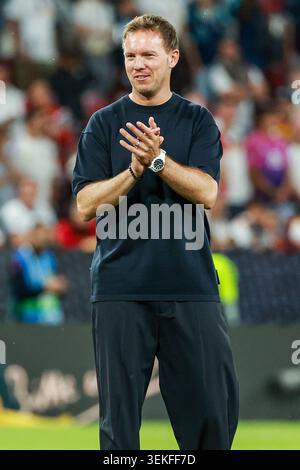 L'entraîneur-chef allemand Julian Nagelsmann lors du match opposant -Allemagne vs Finlande- (score final 4-0) le 31 mai 2026 au MEWA Arena de Mayence, Allemagne Banque D'Images