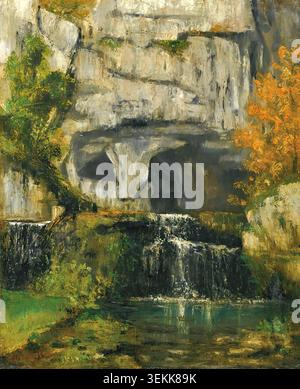 Gustave Courbet – la source du Lison (la source du Lison), 1866 | ArchiVerse Banque D'Images