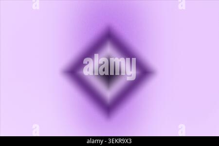Fond dégradé de diamant abstrait violet avec flou doux et symétrie géométrique Banque D'Images