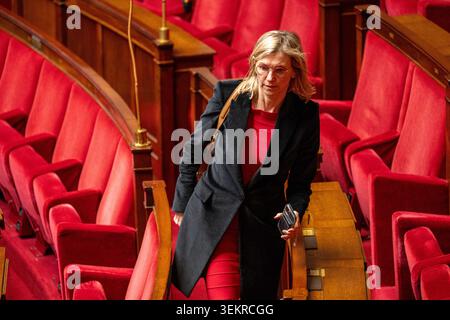 Paris, France. 03 juin 2026. La députée de l'ensemble pour la République, Agnes Pannier-Runacher, lors d'une séance de questions au gouvernement à l'Assemblée nationale, chambre basse du parlement français à Paris, le 3 juin 2026. Photo par Alexis Jumeau/ABACAPRESS.COM crédit : Abaca Press/Alamy Live News Banque D'Images