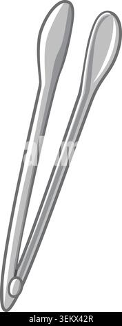Outils pour gril - pinces Illustration de Vecteur