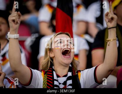 Mainz, Allemagne. 31 mai 2026. DFB Fan Allemagne - Finlande Deutschland - Finnland 31.05.2026 Copyright (nur für journalistische Zwecke) par : Moritz Banque D'Images