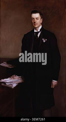 John Singer Sargent – Joseph Chamberlain, 1896 | Archium Banque D'Images