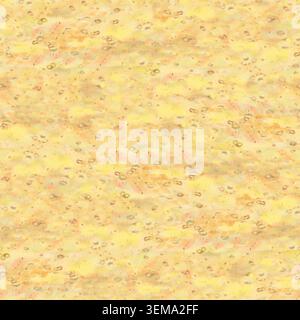 Motif sans couture de texture de sable d'aquarelle naturelle avec des tons dorés chauds et des détails de plage organiques. Fond côtier peint à la main pour la marque d'été Banque D'Images