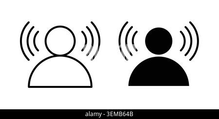 Conception d'icône de notoriété de la marque. Icônes d'illustration dans le pack linéaire et clipart. Illustration de Vecteur