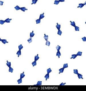vecteur de dessin animé de noeud papillon de motif Illustration de Vecteur