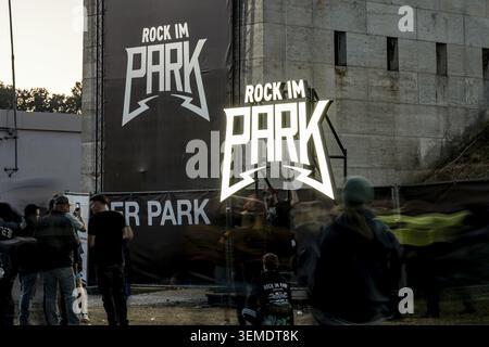 Logo de la lumière Rip au Rock im Park sur Zeppelin Field à Nuremberg sur 05.06.2026 Banque D'Images