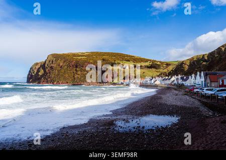 Pennan Village, Écosse Banque D'Images