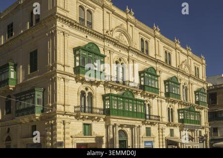 Malte ? La Valette, Palazzo Ferreria Banque D'Images