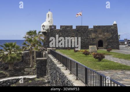 Espagne Tenerife, Castillo de San Miguel in Garachico Banque D'Images