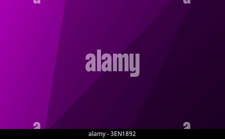Fond dégradé violet géométrique abstrait avec des formes triangulaires qui se chevauchent. Banque D'Images