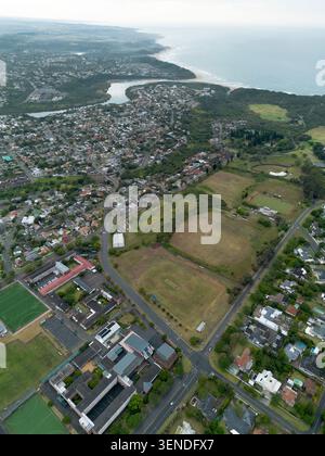Photographie aérienne de kuGompo prise au-dessus de Bunkers Hill, Eastern Cape, Afrique du Sud Banque D'Images