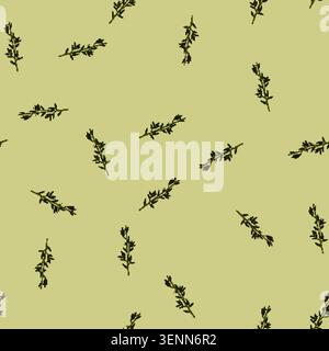 motif sans couture dip olive bordure diviseur dessin animé. dégustation de plateau, saveur culinaire, vecteur de signe de diviseur de bordure d'olive de verger de récolte Illustration de Vecteur