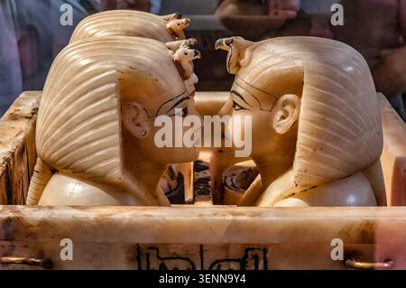 Musée égyptien, Le Caire, Égypte. Mars 2023 Banque D'Images