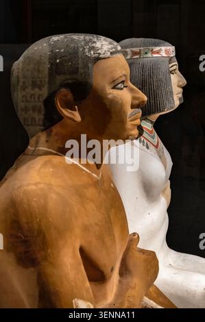 Musée égyptien, Le Caire, Égypte. Mars 2023 Banque D'Images