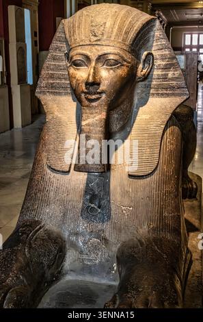 Musée égyptien, Le Caire, Égypte. Mars 2023 Banque D'Images