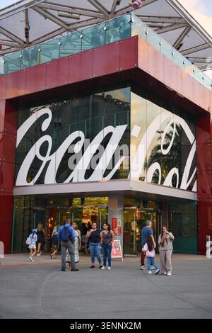 Orlando USA février 28 2026 extérieur du magasin Coca Cola à Disney Springs Banque D'Images