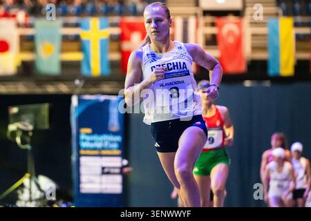 Lucie Hlavackova lors de la finale féminine de la 3ème Coupe du monde de Pentathlon moderne à Budapest, Hongrie - pentathlète moderne, 12 juin 2026 (CTK photo/F Banque D'Images