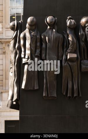 Monument les femmes de la Seconde Guerre mondiale, Whitehall Banque D'Images
