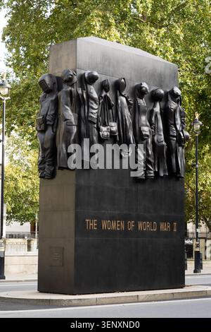 Monument les femmes de la Seconde Guerre mondiale, Whitehall Banque D'Images