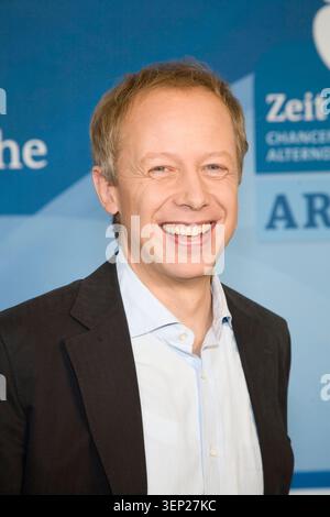 Tom Buhrow, Tagesthemensprecher, beim Fototermin in Hamburg AM 21.02.2008 anlaesslich der Vorstellung der ARD Themenwoche Mehr Zeit zu leben - Chancen in einer alternden Gesellschaft in der Zeit vom 20. - 26. Avril 2008 à Fernsehen, Radio und Internet. Banque D'Images