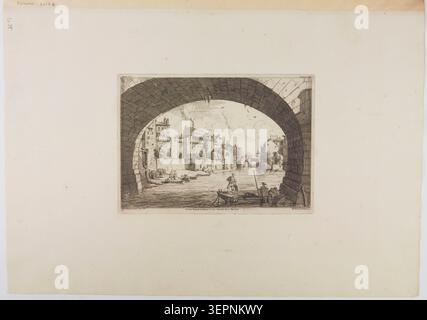 Une gravure enregistre les anciens remparts de Fontenay-le-Comte tels qu'ils apparaissaient en 1825, vus sous le pont neuf et exécutés par Octave de Rochebrune en 1861, documentant les murs défensifs historiques et la structure urbaine dans une étude de reconstruction architecturale du XIXe siècle. Banque D'Images