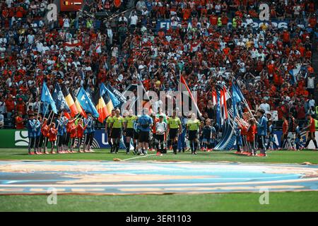 Seattle, Washington, États-Unis. 15 juin 2026. Les deux équipes partiront pour le match de football Egypt vs Belgium le lundi 15 juin 2026 au Seattle Stadium de Seattle, Washington, États-Unis. (Crédit image : © Reza L. Malayeri/ZUMA Press Wire) USAGE ÉDITORIAL SEULEMENT ! Non destiné à UN USAGE commercial ! Banque D'Images