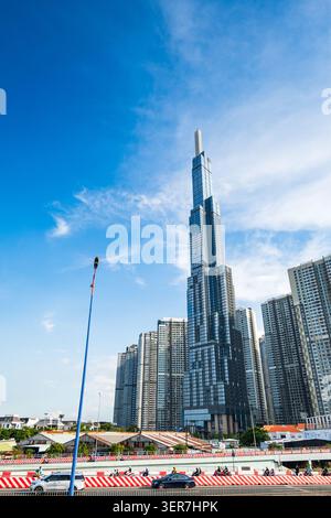 Ho Chi Minh-ville, Vietnam - 15 juin 2026 : Landmark 81, un gratte-ciel superhaut à Ho Chi Minh-ville, Vietnam Banque D'Images