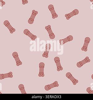 bande de résistance outil de forme physique vectorielle ligne de motif sans couture bande de résistance outil de forme physique illustration de signe Illustration de Vecteur