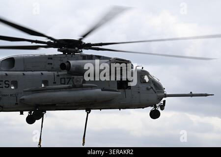 Nez d'un CH-53E Super Stallion Banque D'Images