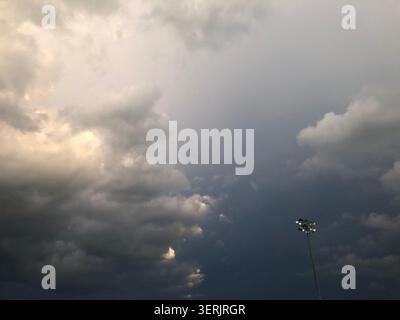 ciel avant la pluie Banque D'Images