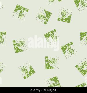 hiver randonnée hiver vecteur glyphe sans couture motif hiver randonnée hiver signe illustration Illustration de Vecteur