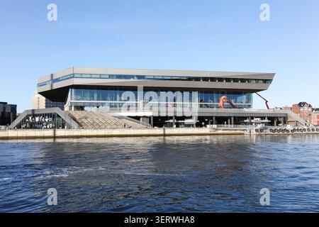 Aarhus, Danemark - 4 mars 2022 : Urban Mediaspace appelé aussi Dokk1 est une maison multimédia avec la plus grande bibliothèque publique de scandinavie Banque D'Images