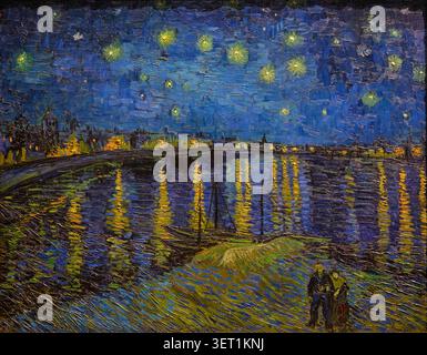 France, Paris, Musée d'Orsay, la nuit étoilettes, Vincent Van Gogh Banque D'Images