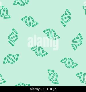 bande de résistance ligne d'outil de forme physique modèle sans couture bande de résistance outil de forme physique ligne mince illustration Illustration de Vecteur