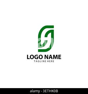 MODÈLE DE VECTEUR DE CONCEPTION DE LOGO DE LETTRE HS SH. LOGO HS SH Illustration de Vecteur