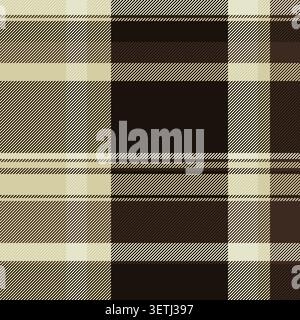 Textile de contrôle vectoriel de couche, motif à carreaux de tissu délicat. Texture de fond de tartan sans couture dans la palette de couleurs claires et noires. Illustration de Vecteur