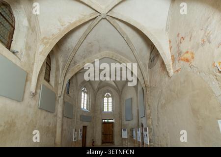 Villefranche de Rouergue. La chapelle Saint Jacques a accueilli les pèlerins en route vers Saint-Jacques-de-Compostelle. Aveyron. Occitanie. France Banque D'Images