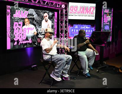 Hollywood, Floride, États-Unis. 23 juin 2026. Juvenile assiste au Jamz Live au 99 Jamz Penthouse le 23 juin 2026 à Hollywood, en Floride. Crédit : Mpi04/Media Punch/Alamy Live News Banque D'Images
