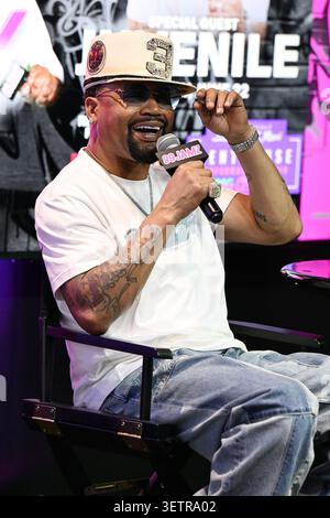 Hollywood, Floride, États-Unis. 23 juin 2026. Juvenile assiste au Jamz Live au 99 Jamz Penthouse le 23 juin 2026 à Hollywood, en Floride. Crédit : Mpi04/Media Punch/Alamy Live News Banque D'Images