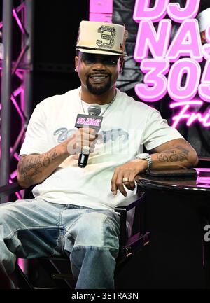 Hollywood, Floride, États-Unis. 23 juin 2026. Juvenile assiste au Jamz Live au 99 Jamz Penthouse le 23 juin 2026 à Hollywood, en Floride. Crédit : Mpi04/Media Punch/Alamy Live News Banque D'Images