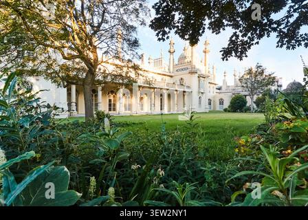 Le Royal Pavilion, également connu sous le nom de Brighton Pavilion, Brighton, Sussex, Royaume-Uni Banque D'Images