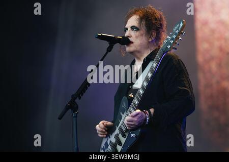The Cure en concert au Blackweir Live, Cardiff, 24 juin 2026 Banque D'Images