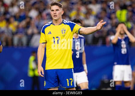 Arlington, États-Unis. 25 juin 2026. Le Suédois Viktor Gyokeres lors du match du Groupe F de la Coupe du monde de la FIFA 2026 opposant le Japon et la Suède au Dallas Stadium à Arlington, Texas, États-Unis, le 25 juin 2026. (Photo de Riquelve Nata/Sports Press photo) crédit : SPP Sport Press photo. /Alamy Live News Banque D'Images