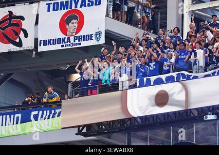 Arlington, États-Unis. 25 juin 2026. Fans du Japon Football/Football : Coupe du monde de la FIFA 2026 match entre le Japon et la Suède au stade Dallas à Arlington, États-Unis . Crédit : Mutsu KAWAMORI/AFLO/Alamy Live News Banque D'Images