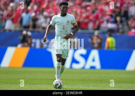 IPA86108766 - le Français Aurelien Tchouameni lors du match du Groupe I opposant la Norvège et la France à la Coupe du monde de la FIFA à Boston, États-Unis, le 26 juin 2026 Banque D'Images