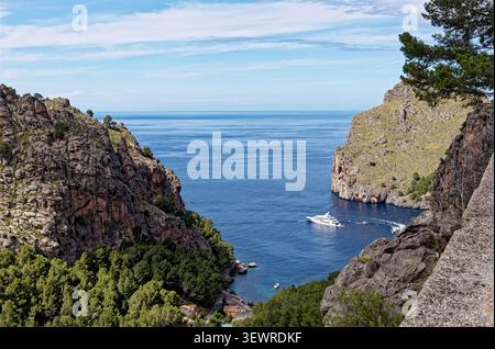 Belle vue de sa Calobra sur l'île de Majorque, îles Baléares, Espagne - 22.05.2024 Banque D'Images