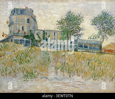 Restaurant de la Sirène à Asnières (1887) par Vincent van Gogh Banque D'Images