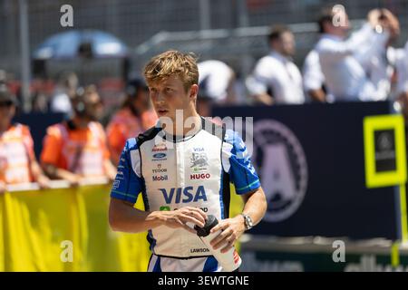Spielberg, Autriche. 28 juin 2026. (30) Liam Lawson (NZL) - Visa Cash App Racing Bulls F1 Team - Racing Bulls VCARB03 - Red Bull Ford pendant la pré-course de formule 1 Rolex Austrian Grand Prix 2026 au Red Bull Ring à Spielberg, Autriche. 10e manche du Championnat du monde de formule 1 2026 de la FIA, qui s'est tenu du 26 au 28 juin 2026. Le Red Bull Ring de Spielberg, situé au milieu des collines pittoresques de Styrie, est l'un des circuits les plus courts du calendrier, mais offre des courses de roue à roue intenses. Crédit : Unicode images/Alamy Live News Banque D'Images